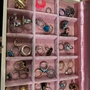 Lot of 36 rings